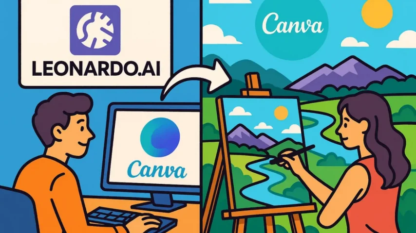 Интеграция Leonardo AI с Canva: как использовать генерацию прямо в редакторе