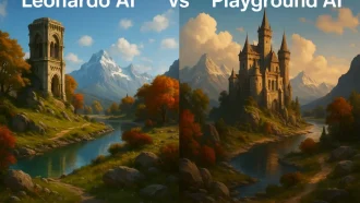 Leonardo AI vs Playground AI: где лучше создавать концепт-арты и игровые ассеты