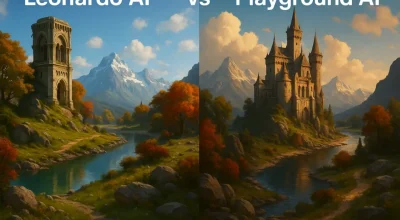 Leonardo AI vs Playground AI: где лучше создавать концепт-арты и игровые ассеты