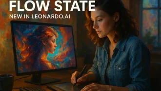 Flow State: новая функция Leonardo AI для ускоренной генерации изображений